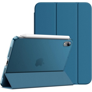 image:imageJETech Case Cover for iPad mini A17 Pro6th Gen 20242021 Black  Slim Translucent Back Design TriFold Stand Auto WakeSleep Lightweight Shockproof ProtectionTeal