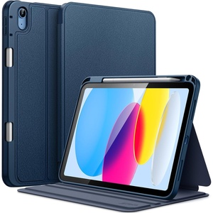 image:imageJETech Folio Case Cover for iPad A16 11th10th Gen Navy  For 20252022 Model MultiAngle Stand Cover Pencil Holder Slim Protective Cover Auto WakeSleepNavy