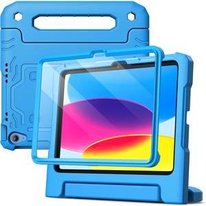 image:imageJETech Kids Case for iPad A16 11th10th Gen Blue  For 20252022 Model Builtin Screen Protector 360 Handle Stand Shockproof KidFriendlyBlue