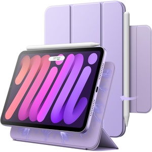 image:imageJETech Magnetic Case for iPad mini A17 Pro6th Gen 20242021 Black  Slim Smart Design Cover Auto WakeSleep Lightweight ProtectionPurple