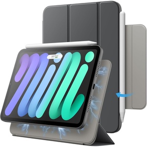 image:imageJETech Magnetic Case for iPad mini A17 Pro6th Gen 20242021 Black  Slim Smart Design Cover Auto WakeSleep Lightweight ProtectionSpace Gray