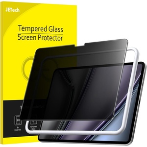 image:imageJETech Privacy Screen Protector for iPad Air 11 M4M3M2 1Pack  For 202620252024 Model AntiSpy Privacy Protection Tempered Glass Easy Installation Tool AntiScratch DesigniPad Air 13inch M4M3M2