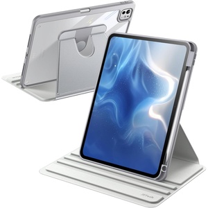 image:imageJETech Rotating Case Cover for iPad mini A17 Pro6th Gen Purple  For 83 20242021 Model 360 Rotation Stand Clear Back Design Auto WakeSleep Pencil Holder Full ProtectionSilver