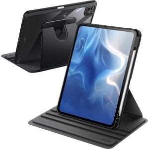 image:imageJETech Rotating Case Cover for iPad mini A17 Pro6th Gen Purple  For 83 20242021 Model 360 Rotation Stand Clear Back Design Auto WakeSleep Pencil Holder Full ProtectionBlack