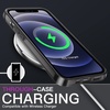 image:imageJETech 5 in 1 Case for iPhone 12 AntiYellowing Clear  2 Tempered Glass Screen Protectors 2 Camera Lens Protectors Shockproof Bumper Phone CoverBlack