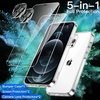 image:imageJETech 5 in 1 Case for iPhone 12 Pro AntiYellowing Clear  2 Tempered Glass Screen Protectors 2 Camera Lens Protectors Shockproof Bumper Phone CoverClear