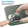 image:imageJETech Camera Lens Protector for iPhone 1112 mini 3Pack  9H Tempered Glass HD Clear AntiScratch Protection Night Shot Compatible CaseFriendlyiPhone 11 Pro11 Pro Max