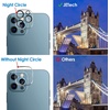 image:imageJETech Camera Lens Protector for iPhone 1112 mini 3Pack  9H Tempered Glass HD Clear AntiScratch Protection Night Shot Compatible CaseFriendlyiPhone 12 Pro Max