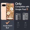 image:imageJETech Case for Google Pixel 8 AntiYellowing Clear  Shockproof Protection Scratch Resistant Hard PC Back Durable Transparent TPU BumperClear