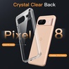 image:imageJETech Case for Google Pixel 8 AntiYellowing Clear  Shockproof Protection Scratch Resistant Hard PC Back Durable Transparent TPU BumperClear