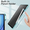 image:imageJETech Case for iPad Air 13 M4M3M2 Black  Cover for 202620252024 Model Clear Back Pencil Holder Slim Shockproof Protection TriFold Stand Auto WakeSleepBlue