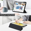 image:imageJETech Case for iPad Air 13 M4M3M2 Black  Cover for 202620252024 Model Clear Back Pencil Holder Slim Shockproof Protection TriFold Stand Auto WakeSleepBlack