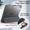 image:imageJETech Case for iPad Air 13 M4M3M2 Black  Cover for 202620252024 Model Clear Back Pencil Holder Slim Shockproof Protection TriFold Stand Auto WakeSleepSpace Gray