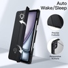 image:imageJETech Case for iPad Air 13 M4M3M2 Black  Cover for 202620252024 Model Clear Back Pencil Holder Slim Shockproof Protection TriFold Stand Auto WakeSleepBlack