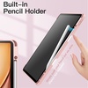image:imageJETech Case for iPad Air 13 M4M3M2 Black  Cover for 202620252024 Model Clear Back Pencil Holder Slim Shockproof Protection TriFold Stand Auto WakeSleepSandy Pink