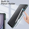 image:imageJETech Case for iPad Air 13 M4M3M2 Black  Cover for 202620252024 Model Clear Back Pencil Holder Slim Shockproof Protection TriFold Stand Auto WakeSleepMidnight Green