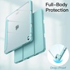 image:imageJETech Case for iPad Air 13 M4M3M2 Black  Cover for 202620252024 Model Clear Back Pencil Holder Slim Shockproof Protection TriFold Stand Auto WakeSleepBlue