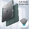 image:imageJETech Case for iPad Air 13 M4M3M2 Black  Cover for 202620252024 Model Clear Back Pencil Holder Slim Shockproof Protection TriFold Stand Auto WakeSleepMidnight Green