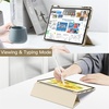 image:imageJETech Case for iPad Air 13 M4M3M2 Black  Cover for 202620252024 Model Clear Back Pencil Holder Slim Shockproof Protection TriFold Stand Auto WakeSleepStarlight