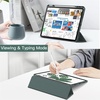 image:imageJETech Case for iPad Air 13 M4M3M2 Black  Cover for 202620252024 Model Clear Back Pencil Holder Slim Shockproof Protection TriFold Stand Auto WakeSleepMidnight Green