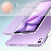 image:imageJETech Case for iPad Air 13 M4M3M2 Black  Cover for 202620252024 Model Slim Translucent Back TriFold Stand Auto WakeSleep Lightweight Shockproof ProtectionPurple