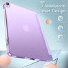 image:imageJETech Case for iPad Air 13 M4M3M2 Black  Cover for 202620252024 Model Slim Translucent Back TriFold Stand Auto WakeSleep Lightweight Shockproof ProtectionPurple