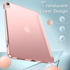 image:imageJETech Case for iPad Air 13 M4M3M2 Black  Cover for 202620252024 Model Slim Translucent Back TriFold Stand Auto WakeSleep Lightweight Shockproof ProtectionSandy Pink