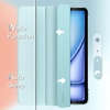 image:imageJETech Case for iPad Air 13 M4M3M2 Black  Cover for 202620252024 Model Slim Translucent Back TriFold Stand Auto WakeSleep Lightweight Shockproof ProtectionBlue