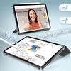 image:imageJETech Case for iPad Air 13 M4M3M2 Black  Cover for 202620252024 Model Slim Translucent Back TriFold Stand Auto WakeSleep Lightweight Shockproof ProtectionSpace Gray
