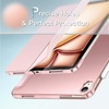 image:imageJETech Case for iPad Air 13 M4M3M2 Black  Cover for 202620252024 Model Slim Translucent Back TriFold Stand Auto WakeSleep Lightweight Shockproof ProtectionSandy Pink