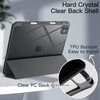 image:imageJETech Case for iPad Pro 11 M5M4 Black  Cover for 20252024 Model Clear Transparent Back Pencil Holder Slim Shockproof Protection TriFold Stand Auto WakeSleepSpace Gray