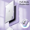 image:imageJETech Case for iPad Pro 11 M5M4 Black  Cover for 20252024 Model Clear Transparent Back Pencil Holder Slim Shockproof Protection TriFold Stand Auto WakeSleepPurple