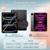 image:imageJETech Case for iPad Pro 11 M5M4 Black  Cover for 20252024 Models Translucent Back TriFold Stand Auto WakeSleep ShockproofNavy
