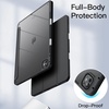image:imageJETech Case for iPad Pro 13 M5M4 20252024 Black  Cover Clear Transparent Back Pencil Holder Slim Shockproof Protection TriFold Stand Auto WakeSleepBlack