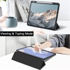 image:imageJETech Case for iPad Pro 13 M5M4 20252024 Black  Cover Clear Transparent Back Pencil Holder Slim Shockproof Protection TriFold Stand Auto WakeSleepBlack