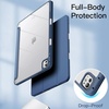 image:imageJETech Case for iPad Pro 13 M5M4 20252024 Black  Cover Clear Transparent Back Pencil Holder Slim Shockproof Protection TriFold Stand Auto WakeSleepNavy