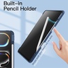 image:imageJETech Case for iPad Pro 13 M5M4 20252024 Black  Cover Clear Transparent Back Pencil Holder Slim Shockproof Protection TriFold Stand Auto WakeSleepNavy