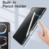 image:imageJETech Case for iPad Pro 13 M5M4 20252024 Black  Cover Clear Transparent Back Pencil Holder Slim Shockproof Protection TriFold Stand Auto WakeSleepSpace Gray
