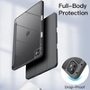 image:imageJETech Case for iPad Pro 13 M5M4 20252024 Black  Cover Clear Transparent Back Pencil Holder Slim Shockproof Protection TriFold Stand Auto WakeSleepSpace Gray