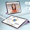 image:imageJETech Case for iPad Pro 13 M5M4 20252024 Black  Cover Translucent Back TriFold Stand Auto WakeSleep ShockproofPurple