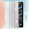 image:imageJETech Case for iPad Pro 13 M5M4 20252024 Black  Cover Translucent Back TriFold Stand Auto WakeSleep ShockproofSilver