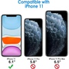 image:imageJETech Case for iPhone 11 AntiYellowing Clear  Shockproof Protection Scratch Resistant Hard PC Back Durable Transparent TPU BumperBlue