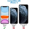 image:imageJETech Case for iPhone 11 AntiYellowing Clear  Shockproof Protection Scratch Resistant Hard PC Back Durable Transparent TPU BumperClear