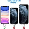 image:imageJETech Case for iPhone 11 AntiYellowing Clear  Shockproof Protection Scratch Resistant Hard PC Back Durable Transparent TPU BumperDeep Purple