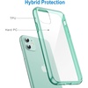 image:imageJETech Case for iPhone 11 AntiYellowing Clear  Shockproof Protection Scratch Resistant Hard PC Back Durable Transparent TPU BumperGreen