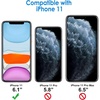 image:imageJETech Case for iPhone 11 AntiYellowing Clear  Shockproof Protection Scratch Resistant Hard PC Back Durable Transparent TPU BumperGrey