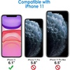 image:imageJETech Case for iPhone 11 AntiYellowing Clear  Shockproof Protection Scratch Resistant Hard PC Back Durable Transparent TPU BumperRed