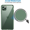 image:imageJETech Case for iPhone 11 Pro AntiYellowing Clear  Shockproof Protection Scratch Resistant Hard PC Back Durable Transparent TPU BumperAlpine Green