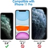 image:imageJETech Case for iPhone 11 Pro AntiYellowing Clear  Shockproof Protection Scratch Resistant Hard PC Back Durable Transparent TPU BumperAlpine Green