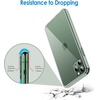 image:imageJETech Case for iPhone 11 Pro AntiYellowing Clear  Shockproof Protection Scratch Resistant Hard PC Back Durable Transparent TPU BumperMidnight Green